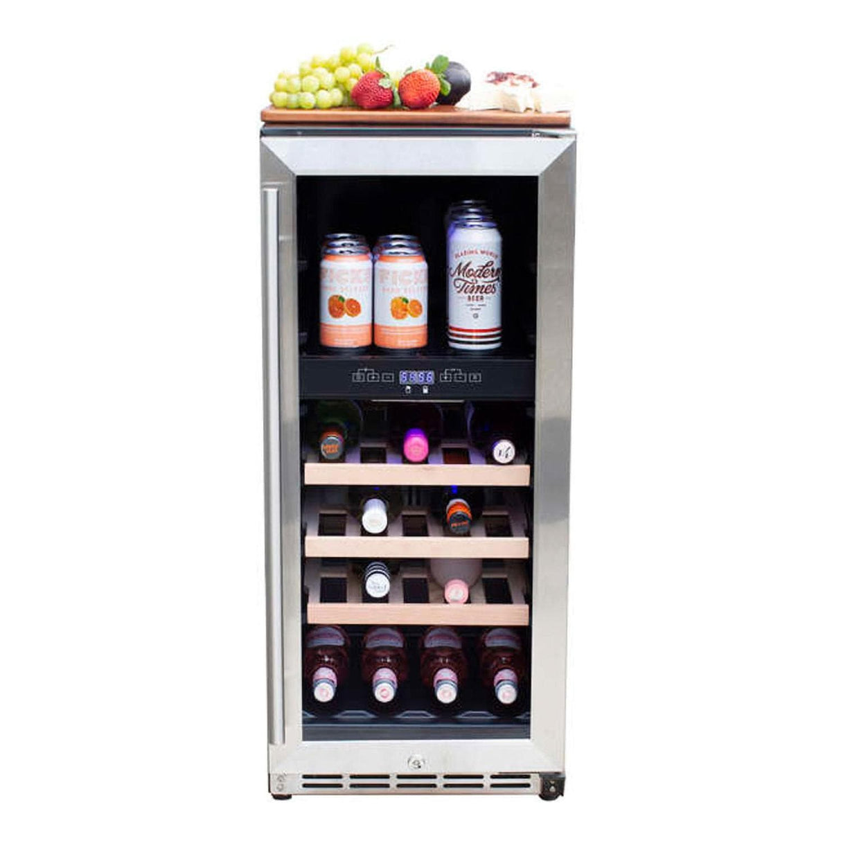 Summerset 15 Inch Outdoor Rated Dual Zone Wine Cooler - RFR-15WD