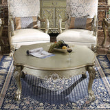 Dresden II - Coffee Table - Gold Patina & Bone