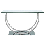 Danville - Rectangular U-Shaped Glass Top Table