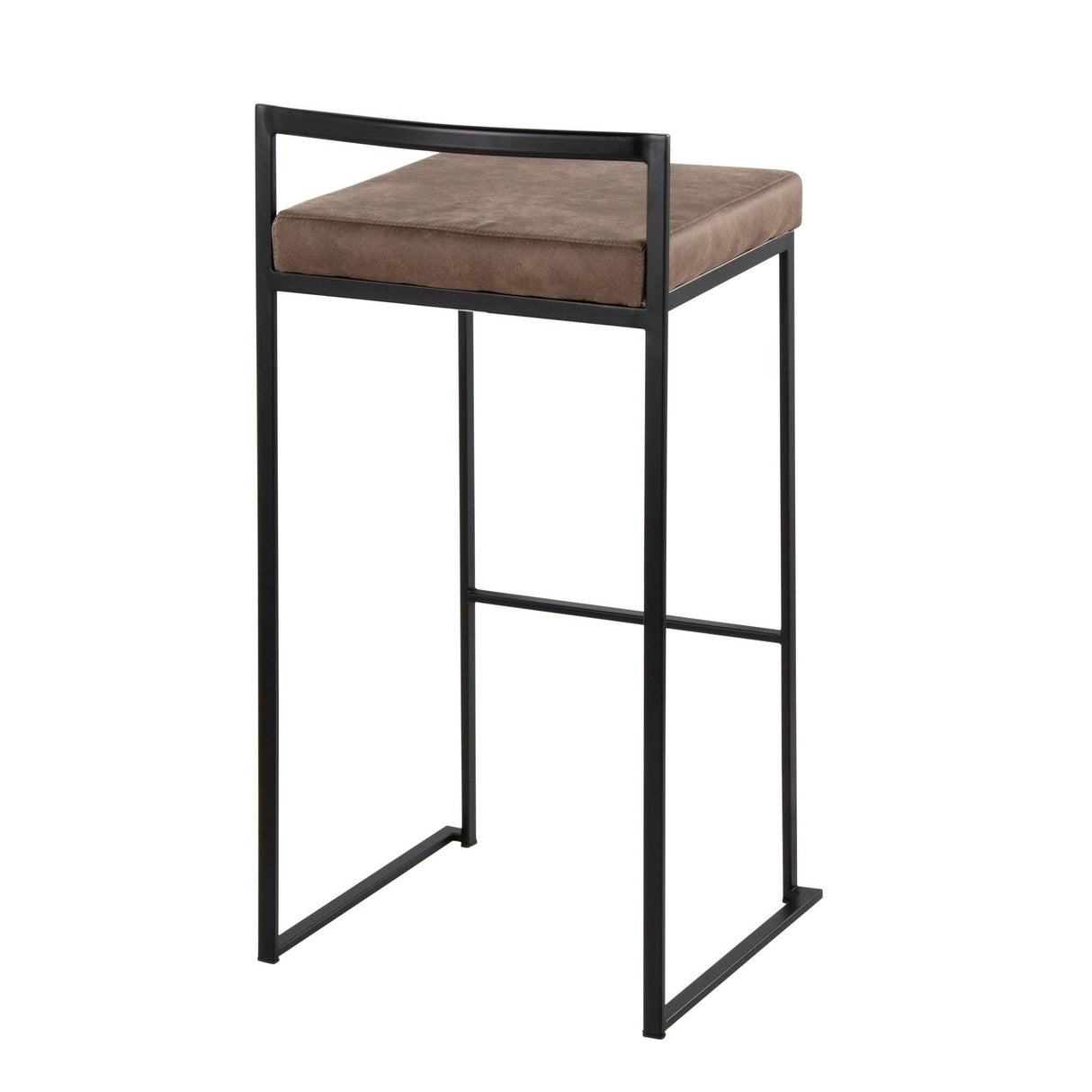 Fuji - Stackable Barstool - Black Metal