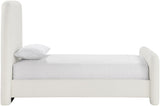 Fira - Linen Textured Fabric Upholstered Bed