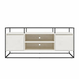 Camley - Media Console TV Stand - White