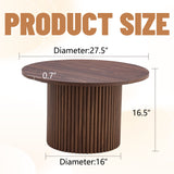 Modern Circular Coffee Table Cylindrical Design