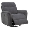 Adler - Upholstered Power Swivel Glider Recliner