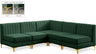 Alina - 5 Piece Armless Sectional