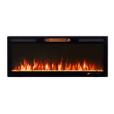 Electric Fireplace With Adjustable Flame