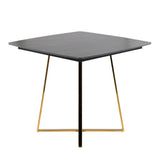 Folia - Dinette Table - Gold Metal