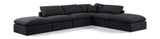 Indulge - Linen 6 Piece Modular Armless Sectional
