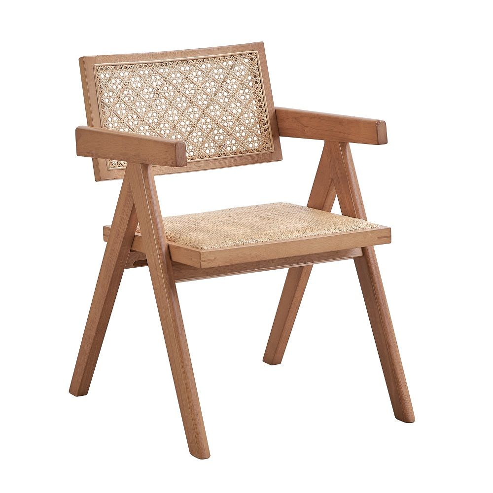 Velentina - Arm Chair Set of 2) - Rattan & Natural