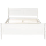Platform Bed Frame Mattress Foundation Sleigh Bed With Headboard / Footboard / Wood Slat Suppor