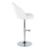 Renee - Adjustable Barstool (Set of 2) - Chrome Base