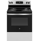 GE JBS360RTSS - 30 in. 5 cu. ft. Electric Range with Coil Burners - Stainless Steel
