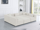 Cube - Linen 6 Piece Modular Sectional
