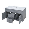French Simple Style Wall Mounted Bathroom Cabinet With Sink