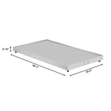 36 in. Commercial Warming Shelf in Stainless-Steel (KM-WS36)