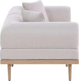 Laguna - 2 Piece Resilient Water Resistant Fabric 71" Upholstered Outdoor Patio Modular Loveseat