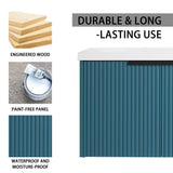 Contemporary Wall Mounted Bathroom Vanity With Soft Close Doors