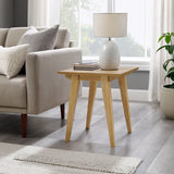 Sleek Minimal Solid Wood Side Table