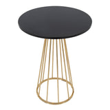 Canary - Counter Table - Gold Metal