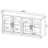 Shayne - 4 Door Sideboard With Arched Doors - Black
