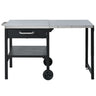 Foldable Outdoor Kitchen Cart With Storage For Patio