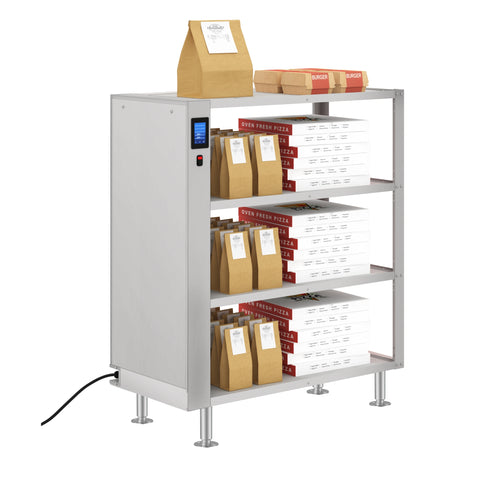 Four-Shelve Commercial Take Out Warmer Cabinet with Touch Screen in Stainless-Steel, UL and NSF Listed (KM-WSC-T4)