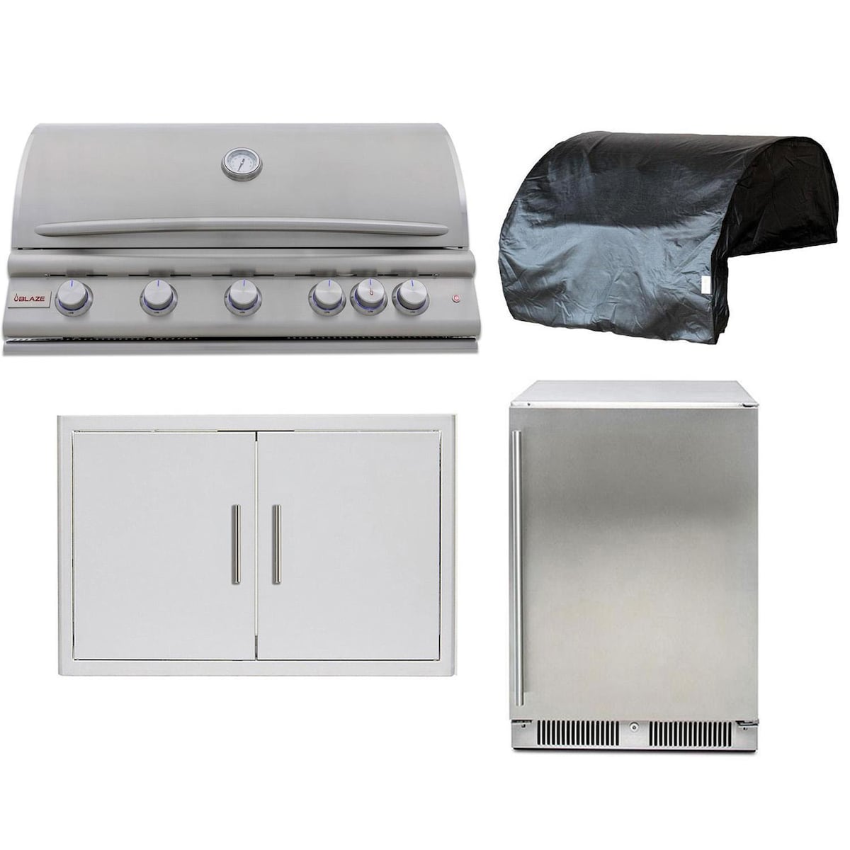 Blaze LTE+ 4-Piece 40-Inch Natural Gas Outdoor Kitchen Package