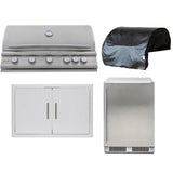Blaze LTE+ 4-Piece 40-Inch Natural Gas Outdoor Kitchen Package