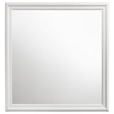 Louis Philippe - 38.25" Dresser Mirror - White