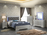 Transitional Elegant King Bed - Champagne