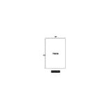 Comfort Care - 12" Hybrid Euro Top Mattress Plush Comfort, Foam