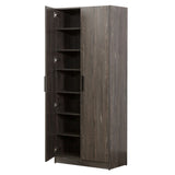 Mia - Farmhouse Shoe Cabinet With 6 Shelves