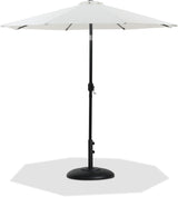 Fiji - Aluminum Patio Umbrella With Round Black Base