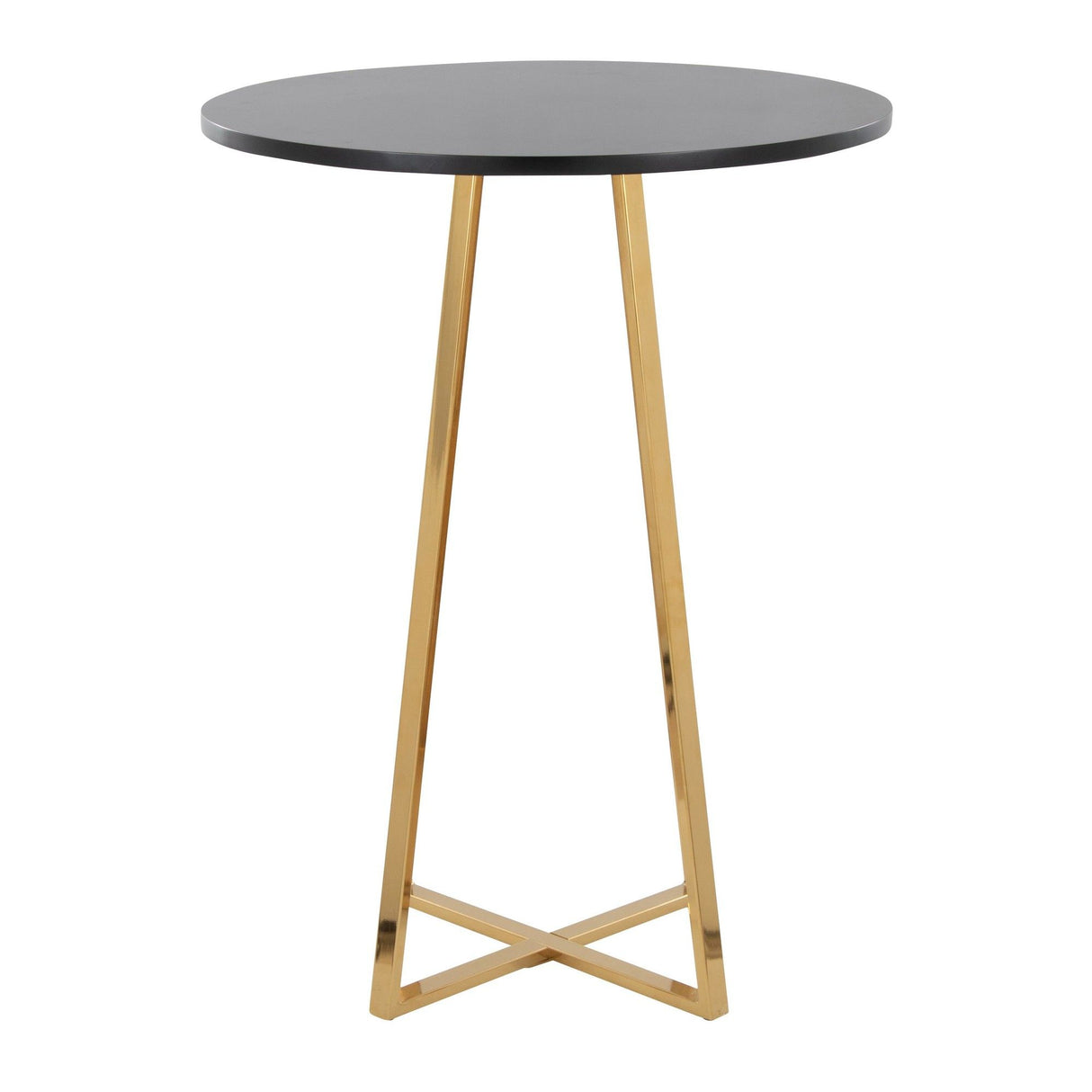Cosmo - Counter Table - Gold Metal