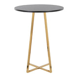 Cosmo - Counter Table - Gold Metal