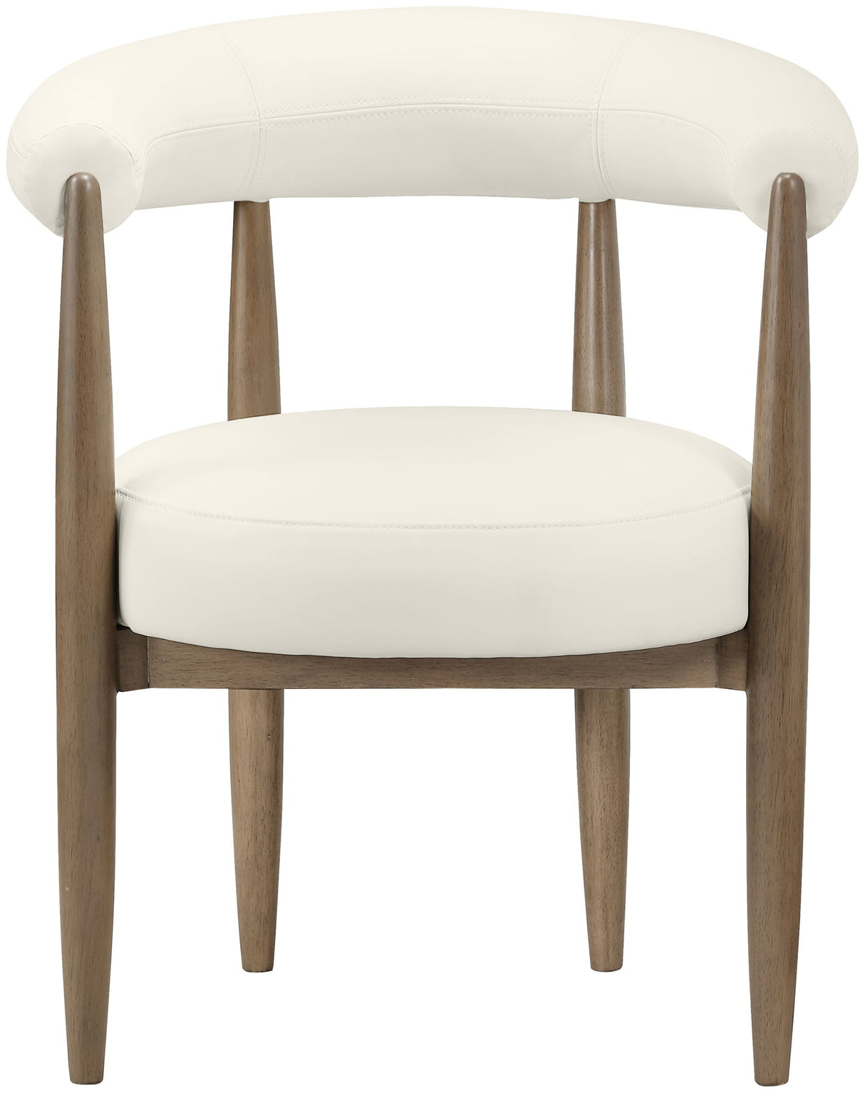 Sable - Vegan Leather Upholstered Dining Chair (Set of 2) - Brown Base