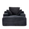 Oversized Chaise Lounge Chair Cozy Cloud Couch With 3 Throw Pillows And Wide Armrest