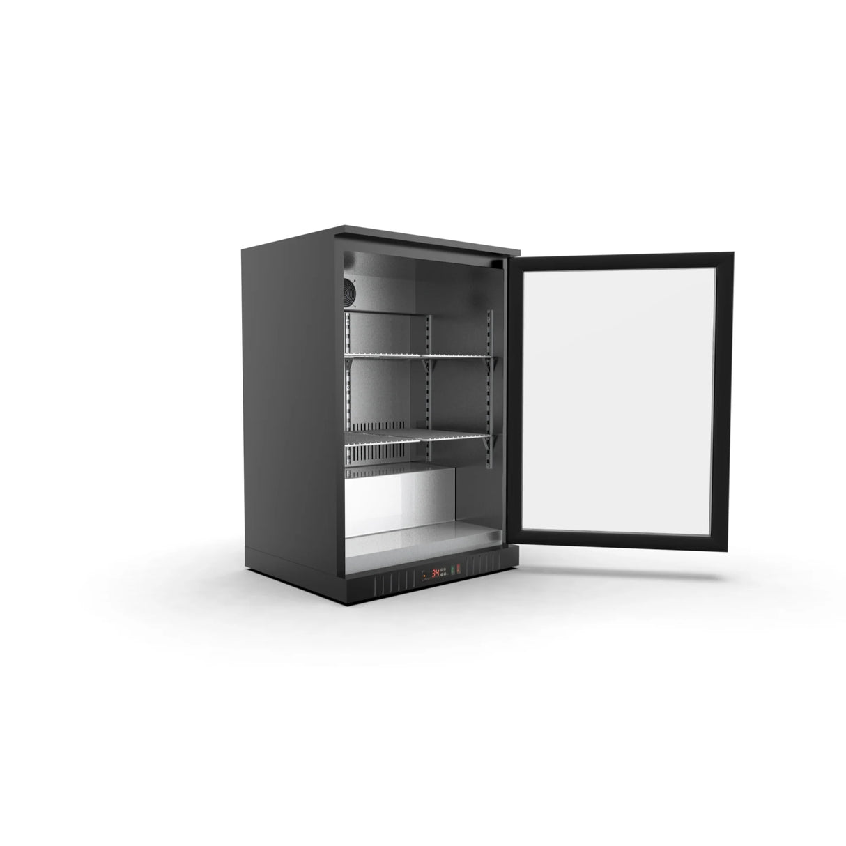 24 In. One-Door Back Bar Refrigerator - 4.1 Cu Ft. BC-1DSW-BK
