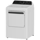 27 Inch Gas Dryer with 7.0 cu ft Capacity, Stainless Steel Drum, Moisture Sensor, Wrinkle Care, Child Lock, Reversible Door, 11 Dryer Cycles, 5 Drying Temperatures and 1 Year Warranty
