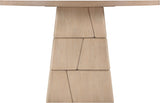 Tavio - 48" Oak Veneer And Solid Wood Dining Table