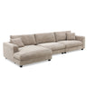 Oversized Sectional L Shaped Cloud Couch With USB Charging Port Cup Holder Deep And Wide Seat Sofa With Chaise Comfy