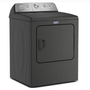 Maytag MED5605RU top load electric dryer angled view