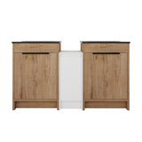 Freestanding Bathroom Vanity With Sink, Storage Cabinets, Soft Closing Doors