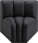 Arc - Faux Leather Curved Corner Chair