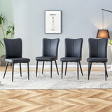 Minimalist Style Minimalist Dining Chairs With Metal Legs
