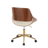 Fabrizzi - Office Chair - Gold Base