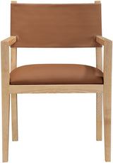 Avon - Vegan Leather Dining Arm Chair