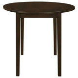 Bucknell - 3 Piece Round Drop Leaf Dining Table Set