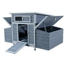 Large Chicken Coop Outdoor Hen House With Dual Nesting Boxes