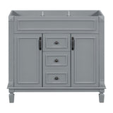 Bathroom Vanity Cabinet With 2 Soft Closing Doors And 2 Drawers